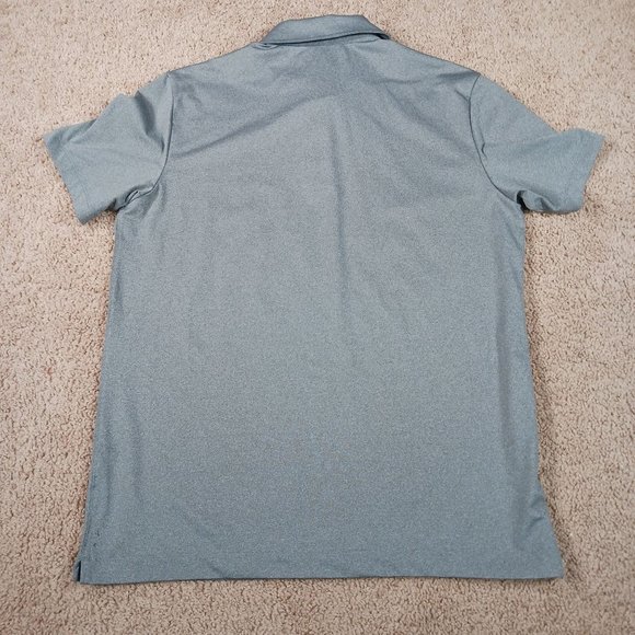 NIKE GOLF MENS GRAY/GREEN SPORT POLO SHIRT SIZE LARGE - Picture 6 of 8